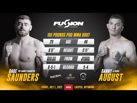 Fusion Fight League | Saunders -VS- August | July 1, 2022 | Casper, WY