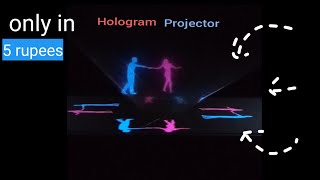 hologram projector 😱:amazing 3d view in real life , How to make hologram projector,💯💥💥#shorts