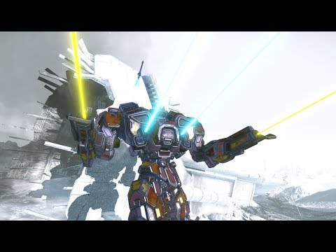 Warhammer IIC Bludgeon, heavy lasers & ATM :: Mechwarrior Online (ultrawide)