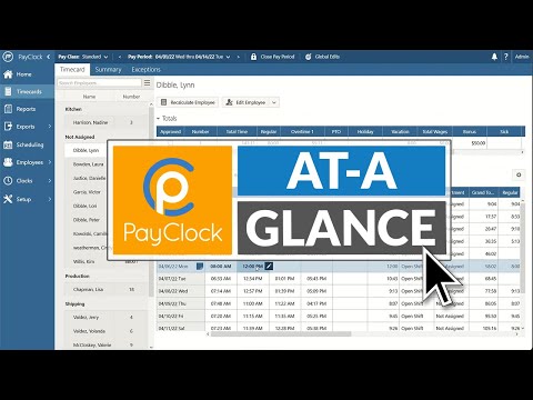 Payclock Online At A Glance