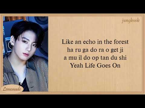 BTS Life Goes On Easy Lyrics