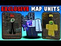 I Used EXCLUSIVE MAP UNITS ONLY vs. EVERY MODE! (Titan Tower Defense)