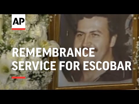 COLOMBIA: REMEMBRANCE SERVICE FOR PABLO ESCOBAR