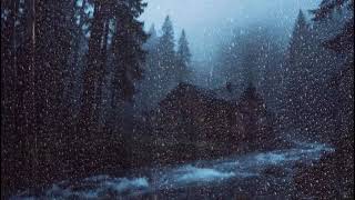 Fall Asleep Fast In 3 Minutes Rain Sounds With Thunder At Night Stormy Atmosphere