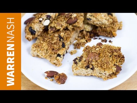 Granola Bar Recipe with Peanut Butter - Just 5 Mins to Prep - Recipes by Warren Nash