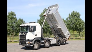 Scania R580 V8 | 8X4 | FULL STEEL | BIG AXLES | RETARDER | EURO 6 dump truck for sale - Image 4 | Autoline MY Scania R580 V8 | 8X4 | FULL STEEL | BIG AXLES | RETARDER | EURO 6 dump truck | Image 4 - Autoline