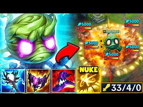 I DROPPED 33 KILLS WITH ATOMIC BOMB AMUMU! (PRESS R = 10,000 AOE DAMAGE)