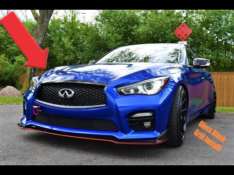 How to Remove an Infiniti Q50S Front Bumper (Changing the Front Grill)