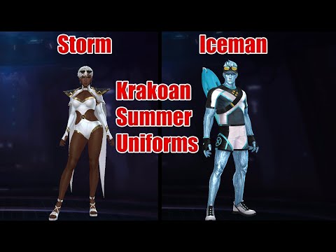 Storm & Iceman Krakoan Summer Uniforms First Impressions! (MFF)
