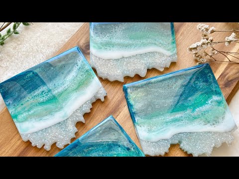 Resin Beach Serving Board Tutorial Fixing Resin Mistakes