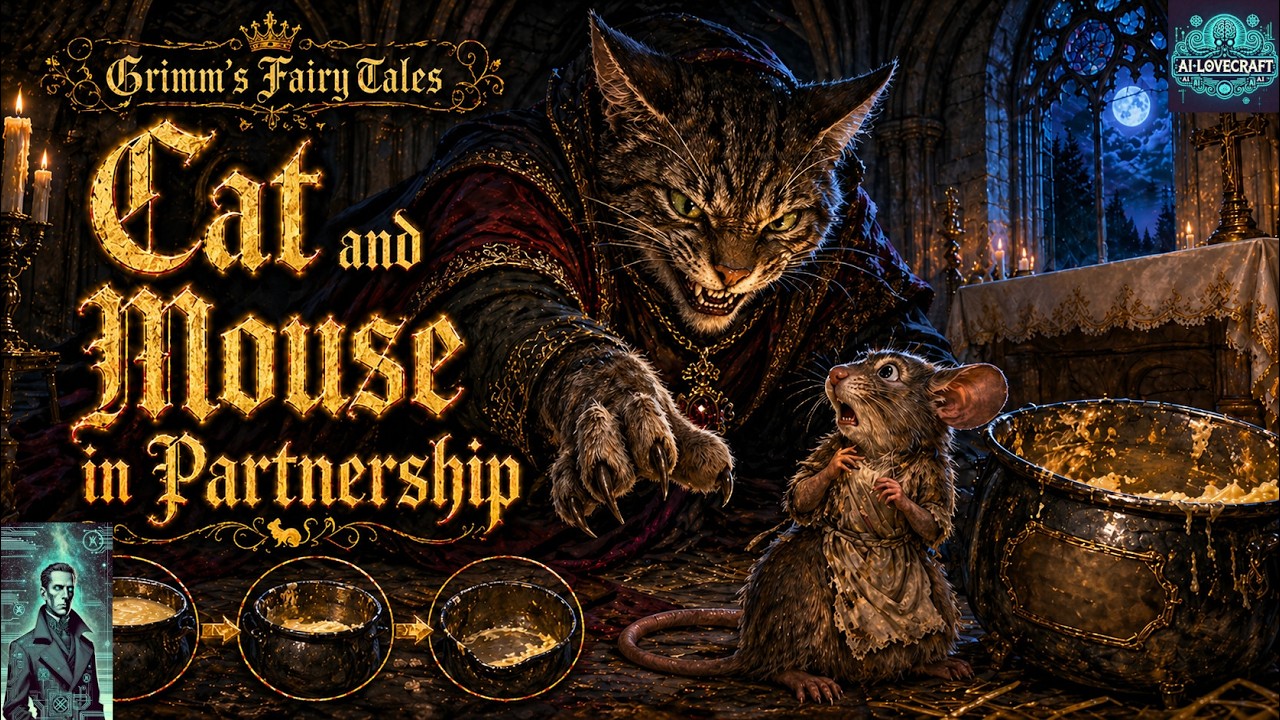 Cat and Mouse in Partnership | Grimm’s Fairy Tales | A Dark Tale of Trust, Hunger, and Betrayal