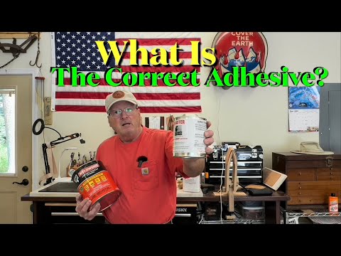 What Is The Best Adhesive For Leather / The Correct Contact Adhesive #leathercraft #leatherwork