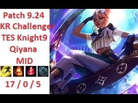 TES Knight9 - Qiyana vs Diana - KR Challenger 1506 LP