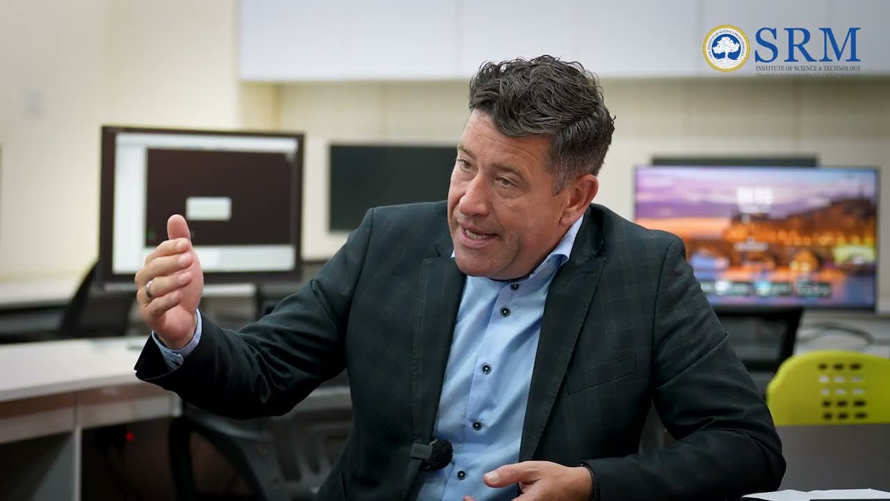 ANSYS Visits SRMIST | Dr. Gilles Eggenspieler on Research, Innovation & Future Collaborations