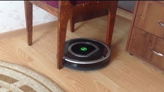 Робот-пылесос iRobot Roomba 780 уборка в помещении с препятствиями.(Part3)
