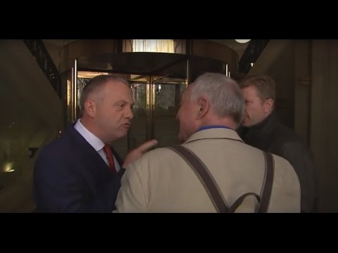 Labour MP John Mann screams at Ken Livingstone 'you're a disgusting racist'