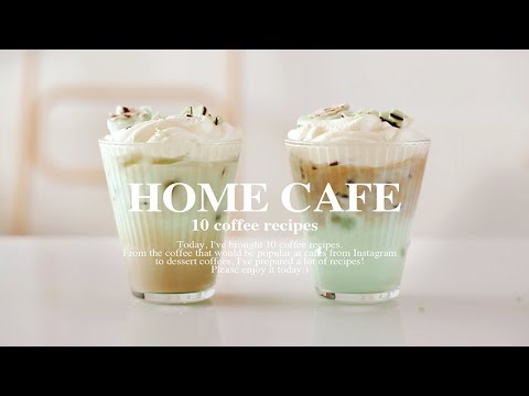 쉽게 따라 할 수 있는 홈 카페 레시피 10가지