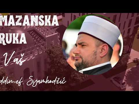 Ramazanska poruka - Sabahuddin-ef. Sijamhodžić
