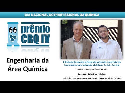 Prêmio CRQ-IV 2018 - Engenharia Química