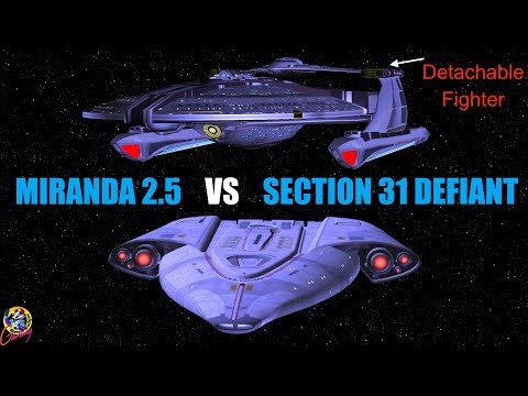 Miranda 2.5 VS Section 31 Defiant - EXPLOSIVE BATTLE - Star Trek Starship Battles