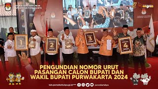 Download lagu PENGUNDIAN NOMOR URUT PASANGAN CALON BUPATI DAN WAKIL BUPATI PURWAKARTA TAHUN 2024 mp3
