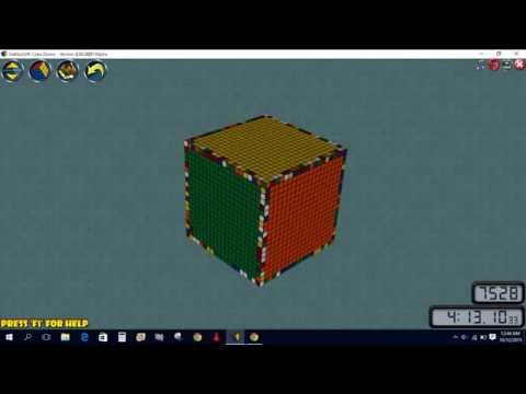 20x20x20 cube solve