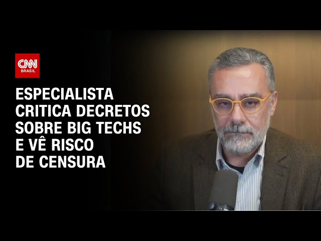 Decreto das big techs: André Marsiglia vê risco de censura em novas regras | CNN PRIME TIME