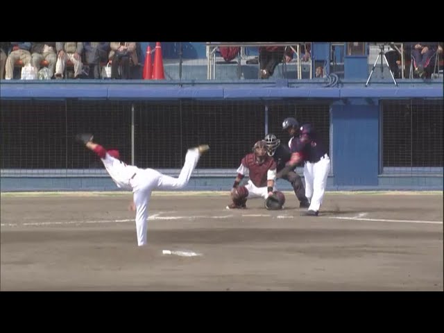 【4回表】イーグルス・則本 圧巻の3球三振!! 2015/3/14 E-S