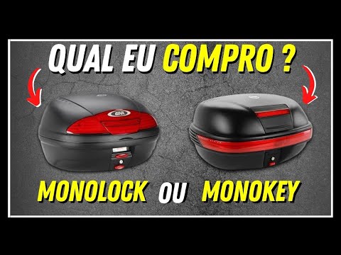 COMPRE O MELHOR BAU PARA A SUA MOTO / Compre a base e o bauleto certo / GIVI MONOKEY ou MONOLOCK ?