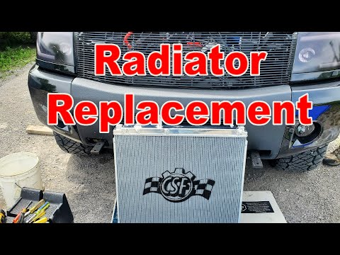 Nissan Titan Radiator Replacement CSF Upgrade