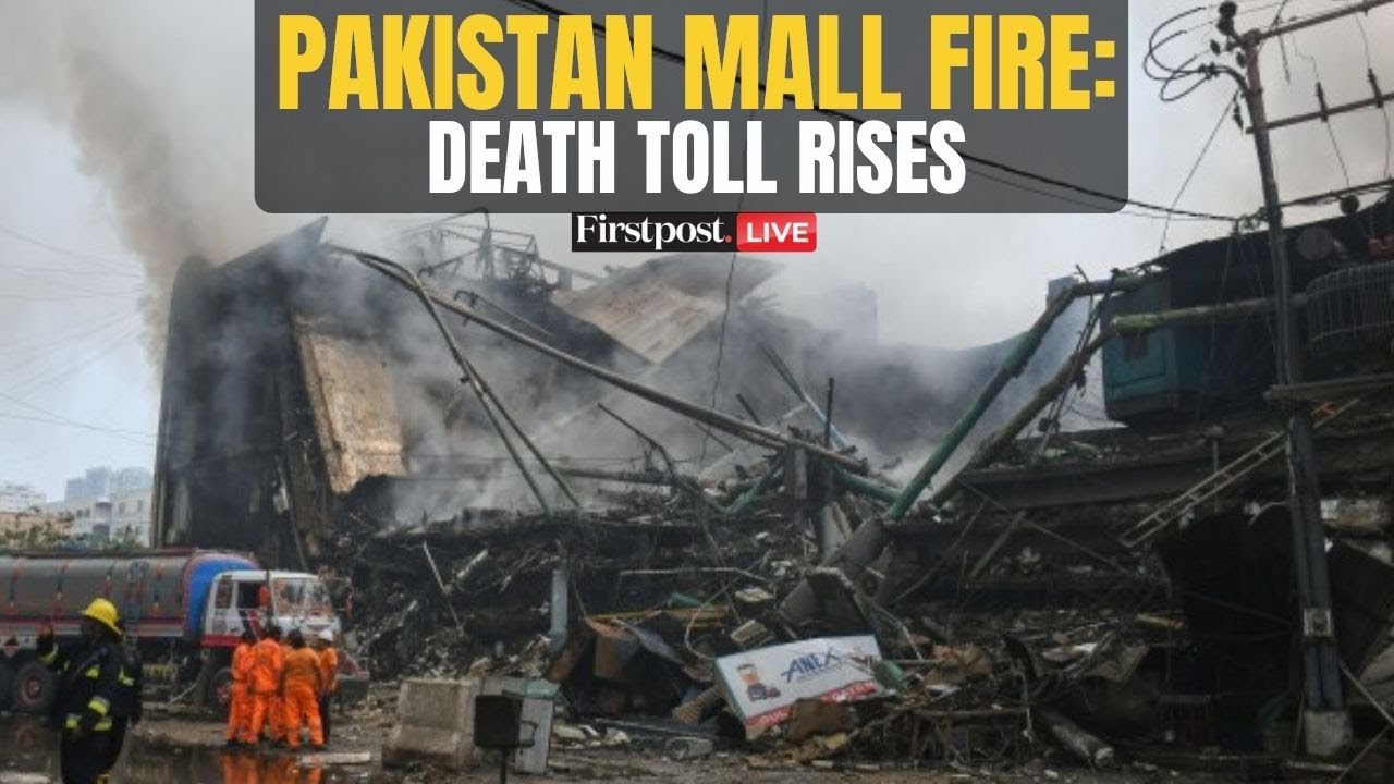 LIVE: Karachi Mall Fire Tragedy | Death Toll Rises as Rescue Operation Continues | Firstpost