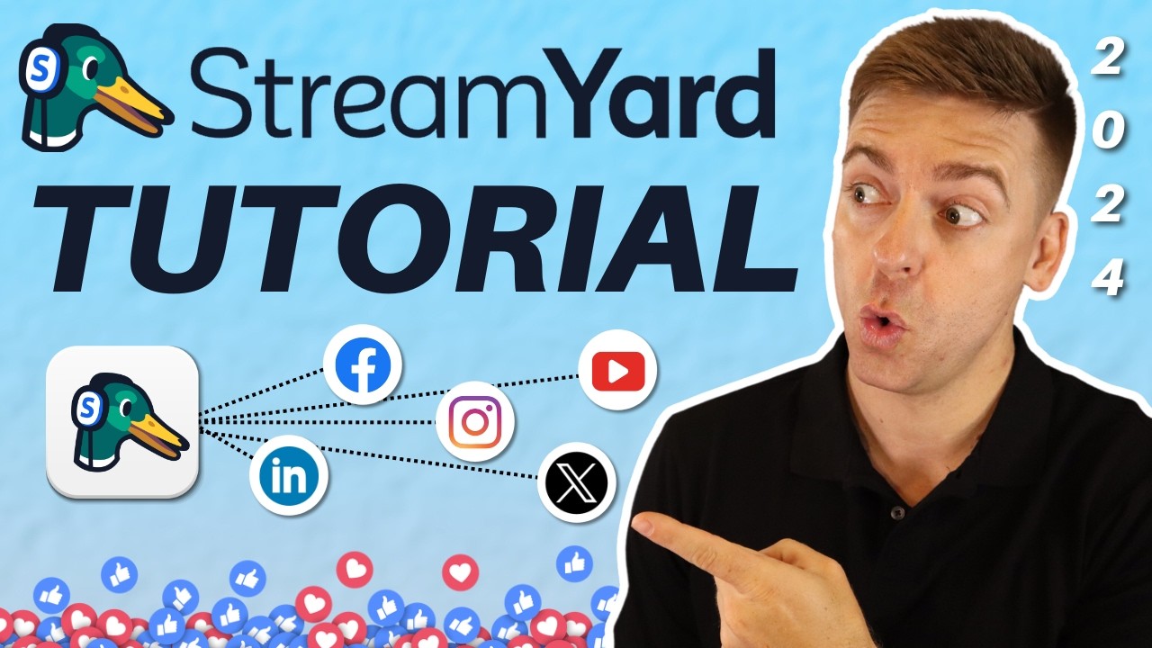 Start Live Streaming EVERYWHERE with StreamYard in under 15 Minutes (Beginners Tutorial)