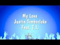 My Love - Justin Timberlake Fea. T.i. (Karaoke Version)