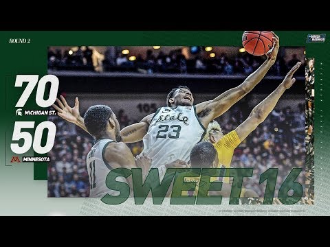 Michigan State routs Iowa, reaches first Sweet 16 since 2015