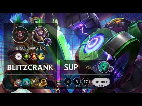 Blitzcrank Support vs Thresh - KR Grandmaster Patch 10.9