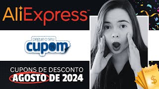 CUPOM DE DESCONTO ALIEXPRESS AGOSTO 2024 | Promoções e Ofertas de produtos JA NO BRASIL ALIEXPRESS
