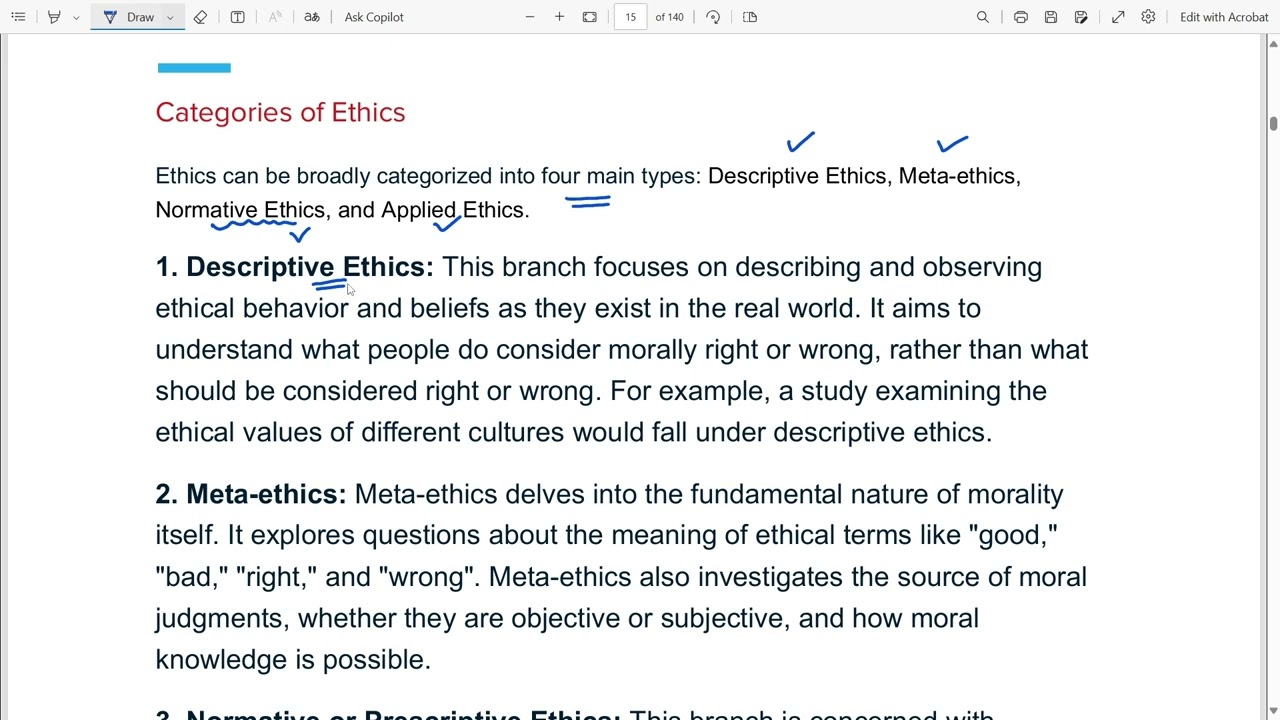 Lecture 1 | Introduction to Professional Ethics, Philosophy, and Computing Profession | GE-166