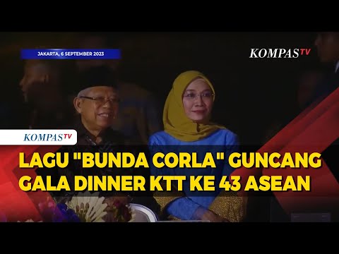 Lagu "Bunda Corla" Guncang Gala Dinner KTT ke 43 ASEAN