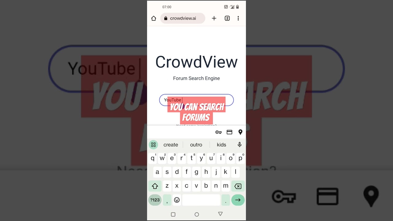 forum search with crowdview ai