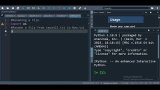 Python Program to Rename A File