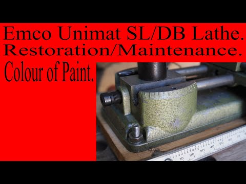 Emco Unimat SL Lathe - Restoration - Colour.  A Request for Help.