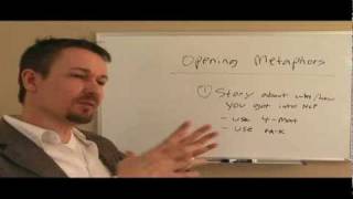 How to Create Opening Metaphors (NLP Trainer's Course) - Dr. Steve G. Jones