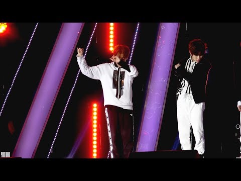 171101 평창올림픽 G-100 콘서트 NCT 127 - Cherry Bomb (마크 Mark focus)