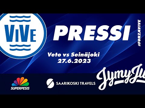 Vimpelin Veto - Seinäjoen JymyJussit, lehdistötilaisuus 27.6.2023