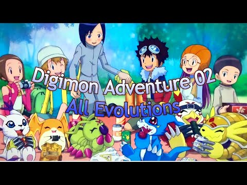 DIGIMON ADVENTURE 02 | All Evolutions with Context (Subbed, HD)