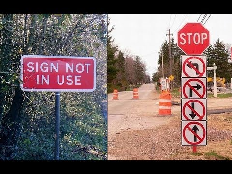 Road Signs That Make Zero Sense to Regular Folks