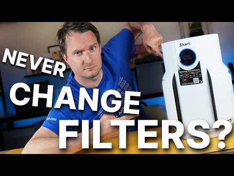 Shark NeverChange Compact Pro 250 Sq Ft HEPA Air Purifier, 5-Year HEPA-Exceeding Filter, Captures Pollutants, Pet Dander, Dust, and Smoke, Black, HP070 (Renewed) video review thumbnail