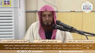 صورة 19 - شرح بلوغ المرام من أدلة الأحكام - باب المسح على الخفين ( 2 ) - الشيخ سعد بن شايم الحضيري