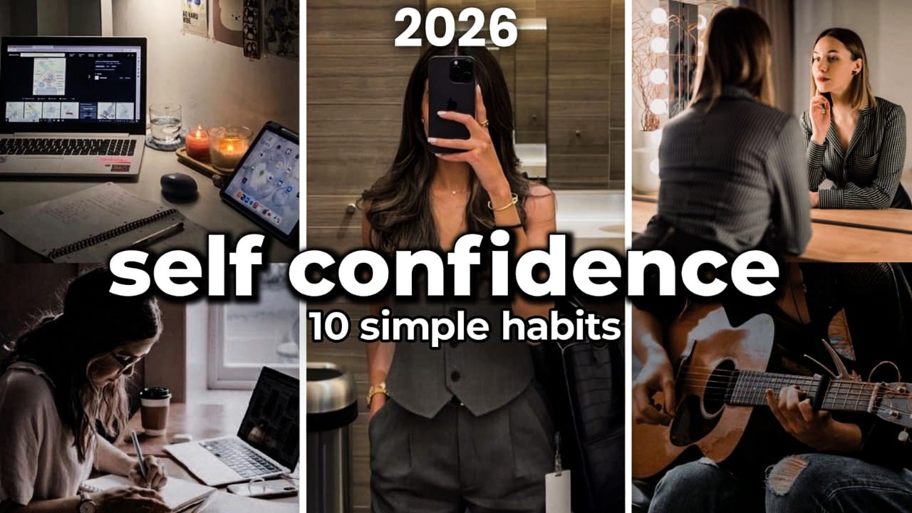 10 Simple Habits to Build Self Confidence in 2025 | How to Be More Confident!