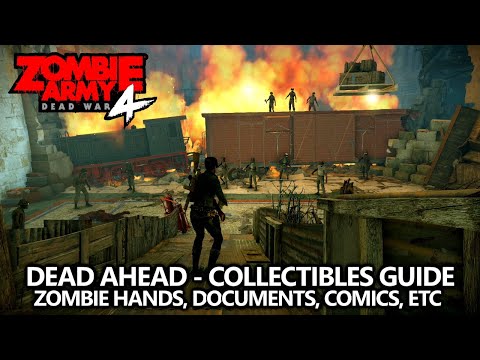 Zombie Army 4 - Collectibles Guide - Mission 1 - Zombie Hands, Documents, Comics, Upgrade Kits, etc